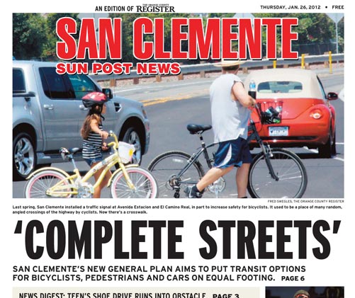 San Clemente Sun Post, Jan 26 2012 (PDF)